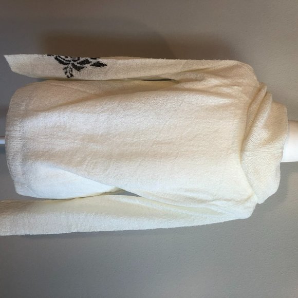 SALE!!!!!! NWT Cowl Neck Sweater with Flower Detail - Picture 6 of 7